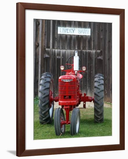 Old tractor, Indiana, USA-Anna Miller-Framed Photographic Print