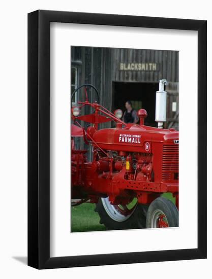 Old tractor, Indiana, USA-Anna Miller-Framed Photographic Print