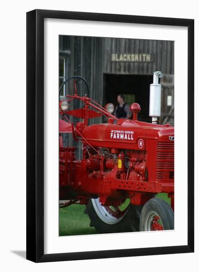 Old tractor, Indiana, USA-Anna Miller-Framed Photographic Print