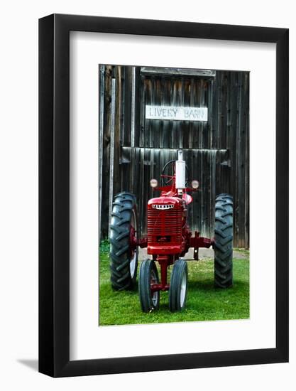 old tractor, Indiana, USA-Anna Miller-Framed Photographic Print