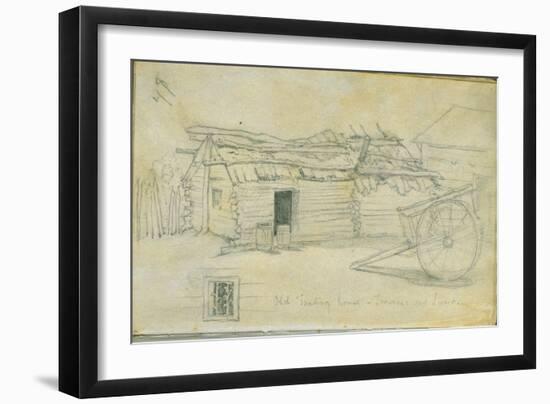 Old Trading House, Traverse Des Sioux, 1851-Frank Blackwell Mayer-Framed Giclee Print