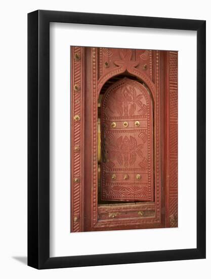 Old Traditional Door, Wadi Bani Khalid, Oman, Middle East-Angelo Cavalli-Framed Photographic Print