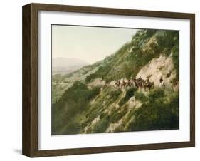 Old Trail to Mount Wilson, Pasadena, California, 1900-American School-Framed Giclee Print