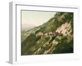 Old Trail to Mount Wilson, Pasadena, California, 1900-American School-Framed Giclee Print