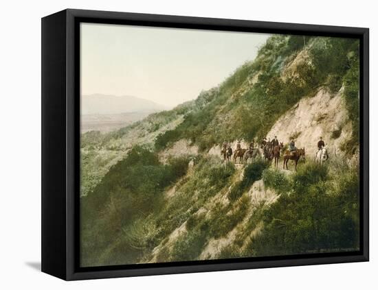 Old Trail to Mount Wilson, Pasadena, California, 1900-American School-Framed Stretched Canvas