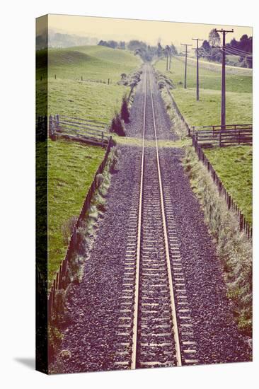 Old Train Line-Steve Allsopp-Stretched Canvas