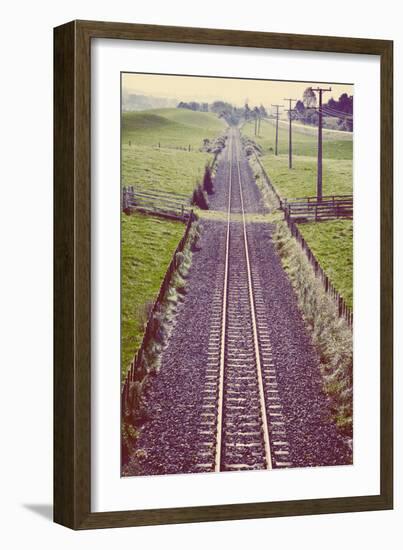 Old Train Line-Steve Allsopp-Framed Photographic Print