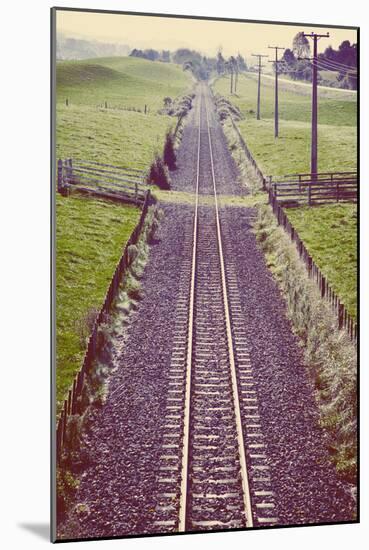 Old Train Line-Steve Allsopp-Mounted Photographic Print