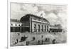 Old Train Station in Milan, 1875, Italy, 19th Century-null-Framed Giclee Print