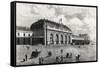 Old Train Station in Milan, 1875, Italy, 19th Century-null-Framed Stretched Canvas