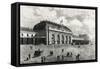 Old Train Station in Milan, 1875, Italy, 19th Century-null-Framed Stretched Canvas