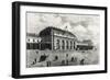 Old Train Station in Milan, 1875, Italy, 19th Century-null-Framed Giclee Print