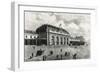 Old Train Station in Milan, 1875, Italy, 19th Century-null-Framed Giclee Print