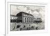 Old Train Station in Milan, 1875, Italy, 19th Century-null-Framed Giclee Print