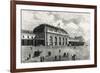 Old Train Station in Milan, 1875, Italy, 19th Century-null-Framed Giclee Print