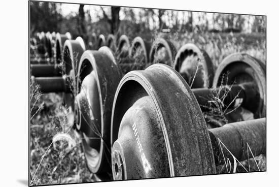 Old Train Wheels-George Oze-Mounted Photographic Print