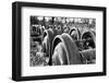 Old Train Wheels-George Oze-Framed Premium Photographic Print