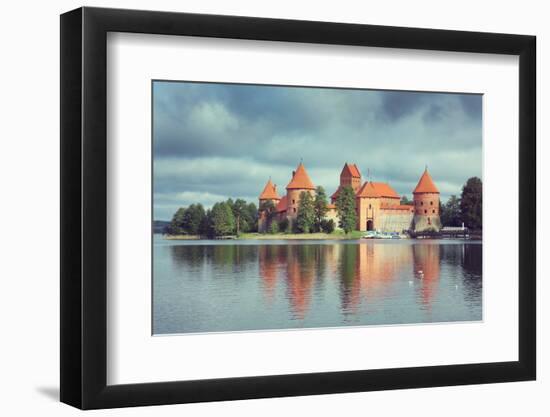 Old Trakai Castle in Lithuania-Lisa_A-Framed Photographic Print
