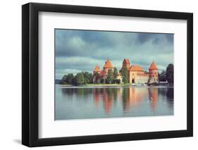 Old Trakai Castle in Lithuania-Lisa_A-Framed Photographic Print