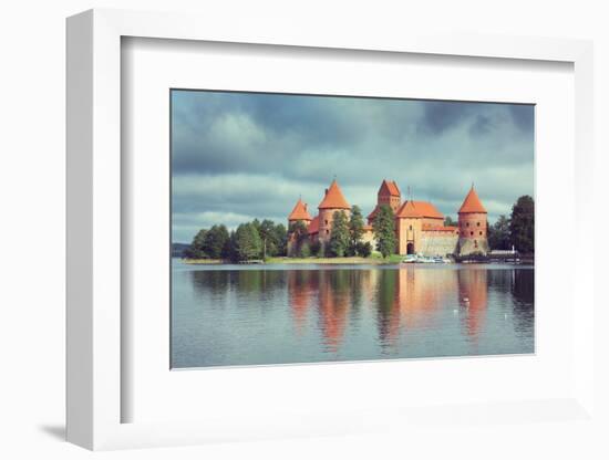Old Trakai Castle in Lithuania-Lisa_A-Framed Photographic Print