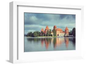 Old Trakai Castle in Lithuania-Lisa_A-Framed Photographic Print