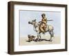 Old Trapper in the American West, 1800s-null-Framed Premium Giclee Print