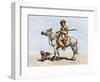 Old Trapper in the American West, 1800s-null-Framed Premium Giclee Print