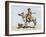 Old Trapper in the American West, 1800s-null-Framed Giclee Print