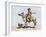 Old Trapper in the American West, 1800s-null-Framed Giclee Print