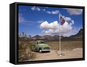 Old Truck, Historic Cool Springs Gas Station, Route 66, Arizona, USA-Richard Cummins-Framed Stretched Canvas