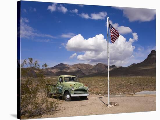 Old Truck, Historic Cool Springs Gas Station, Route 66, Arizona, USA-Richard Cummins-Stretched Canvas