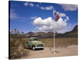 Old Truck, Historic Cool Springs Gas Station, Route 66, Arizona, USA-Richard Cummins-Stretched Canvas