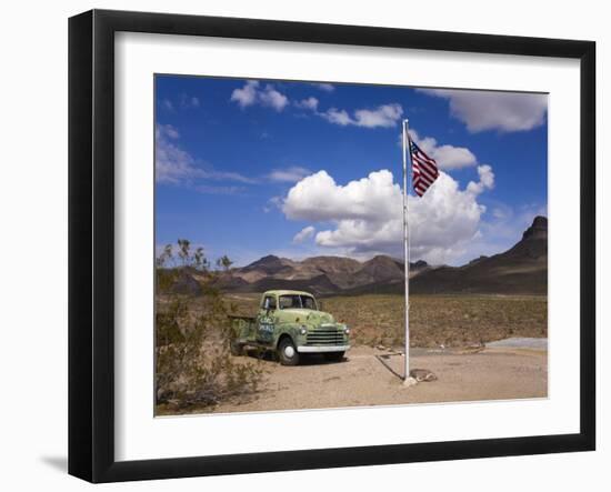 Old Truck, Historic Cool Springs Gas Station, Route 66, Arizona, USA-Richard Cummins-Framed Photographic Print