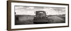 Old Truck in a Field, Napa Valley, California, USA-null-Framed Photographic Print