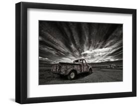 Old Truck (Mono)-Þorsteinn H. Ingibergsson-Framed Photographic Print