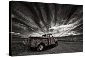 Old Truck (Mono)-Þorsteinn H. Ingibergsson-Stretched Canvas