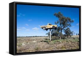 Old Truck on a Huge Pole-Michael Runkel-Framed Stretched Canvas