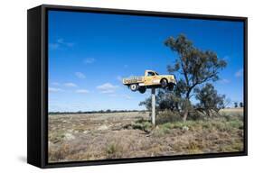 Old Truck on a Huge Pole-Michael Runkel-Framed Stretched Canvas