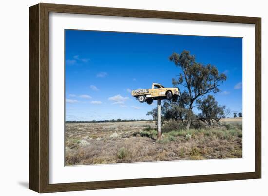 Old Truck on a Huge Pole-Michael Runkel-Framed Photographic Print