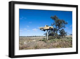 Old Truck on a Huge Pole-Michael Runkel-Framed Photographic Print