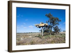 Old Truck on a Huge Pole-Michael Runkel-Framed Photographic Print