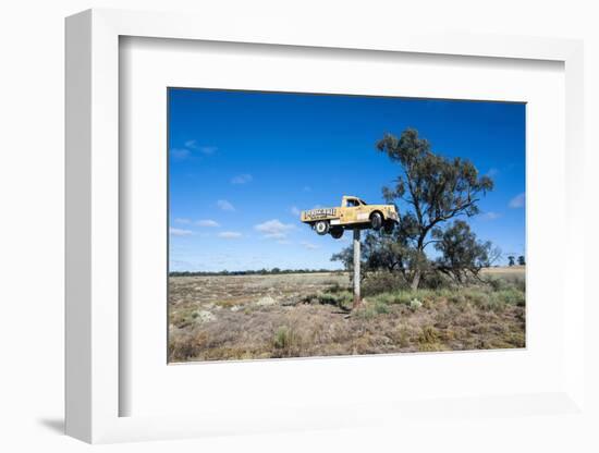 Old Truck on a Huge Pole-Michael Runkel-Framed Photographic Print