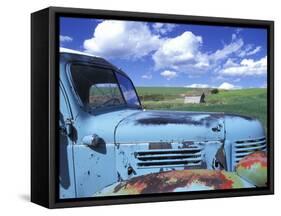 Old Truck, Palouse Region, near Pullman, Washington, USA-Darrell Gulin-Framed Stretched Canvas