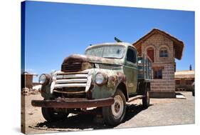 Old Truck-elementall-Stretched Canvas