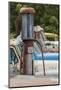 Old Trucks and Antique Gas Pump, Hennigar's Gas Station, Palouse Region of Eastern Washington-Adam Jones-Mounted Photographic Print