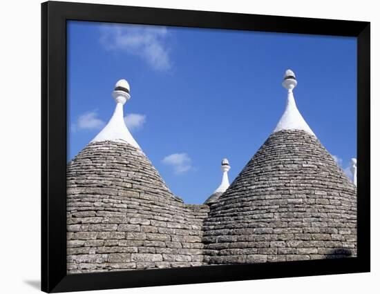 Old Trulli Houses with Stone Domed Roof, Alberobello, Unesco World Heritage Site, Puglia, Italy-R H Productions-Framed Photographic Print