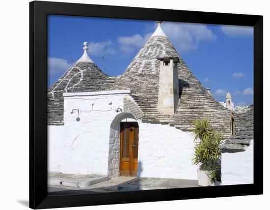 Old Trulli Houses with Stone Domed Roof, Alberobello, Unesco World Heritage Site, Puglia, Italy-R H Productions-Framed Photographic Print