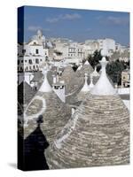 Old Trulli Houses with Stone Domed Roof, Alberobello, Unesco World Heritage Site, Puglia, Italy-R H Productions-Stretched Canvas