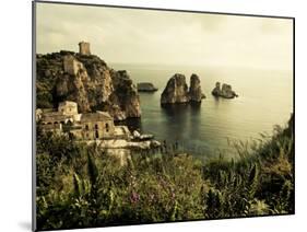 Old Tuna Processing Factory - Home of Writer Gavin Maxwell, Scopello, Castellammare Del Golfo-Peter Adams-Mounted Photographic Print