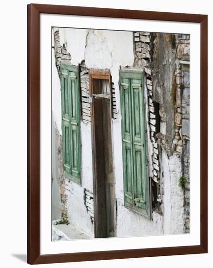 Old Turkish Era Building, Vathy, Samos, Aegean Islands, Greece-Walter Bibikow-Framed Photographic Print